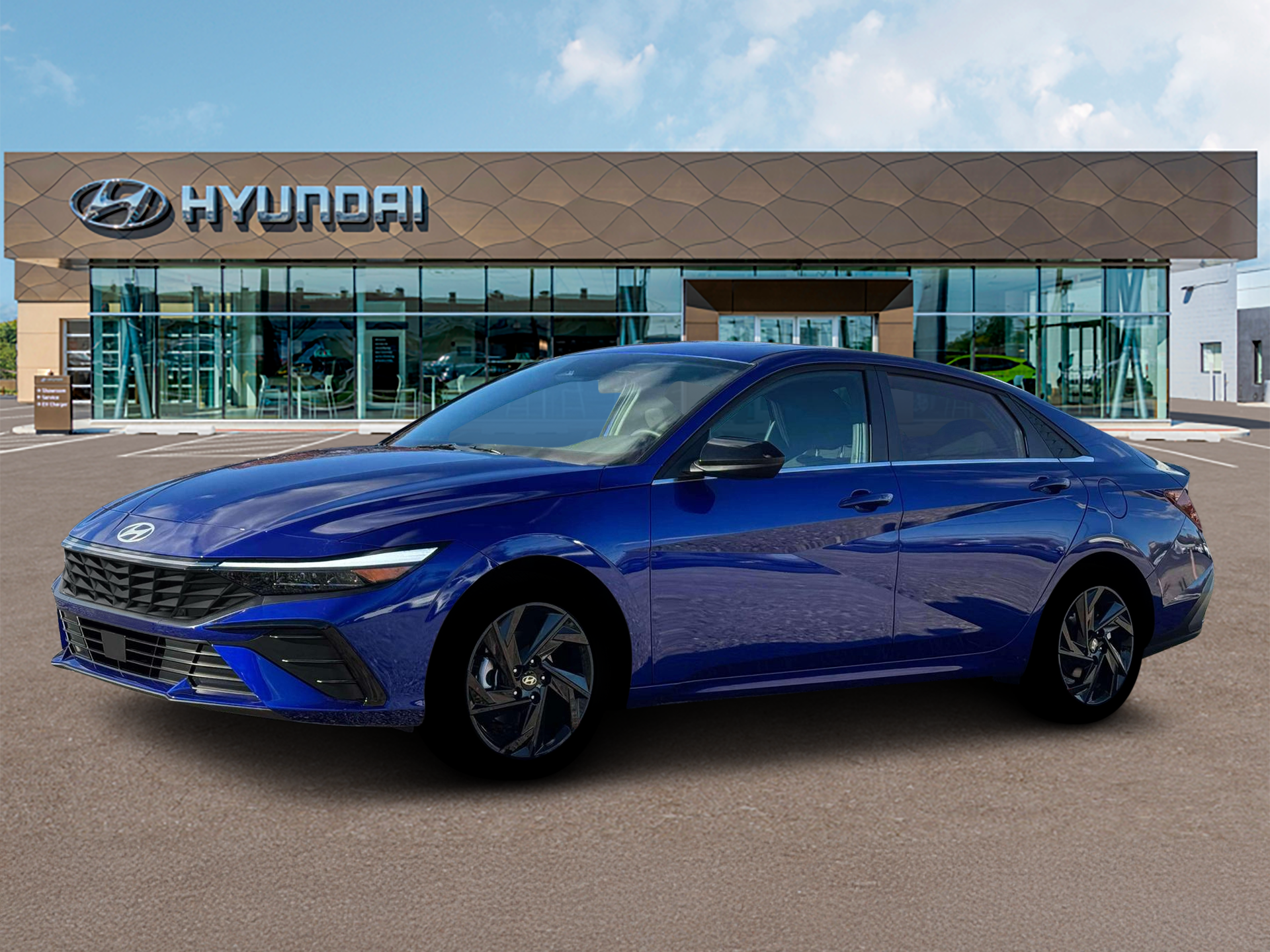 New 2026 Blue Hyundai SEL Sport image 2