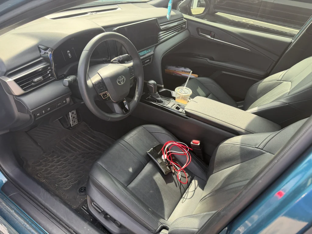 Used 2025 Blue Toyota XSE image 2