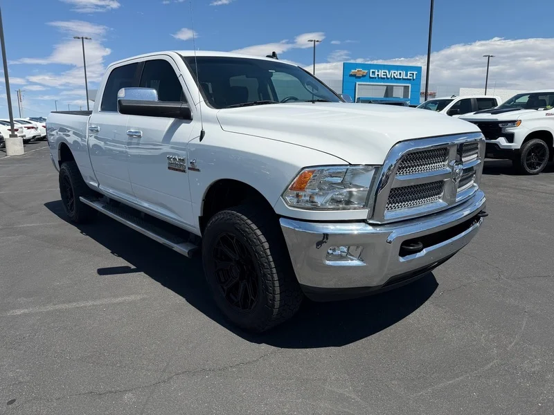 Used 2018 Bright White Clea Ram Big Horn image 1