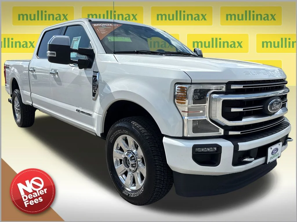 Used 2021 White Ford Platinum image 1