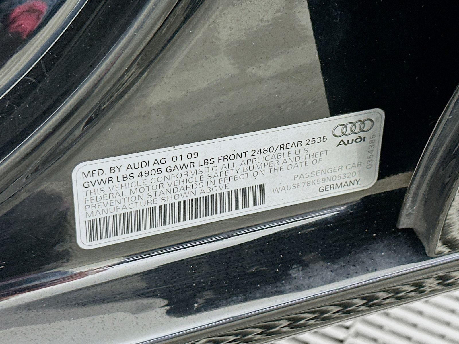 Used 2009 Brilliant Black Audi 2.0T Premium image 30