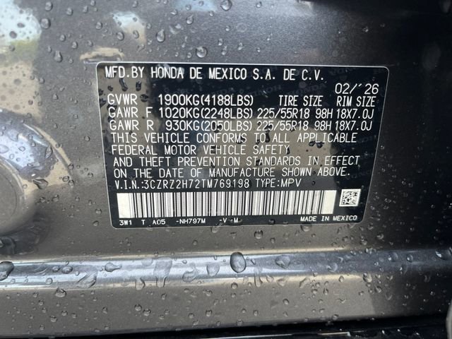 New 2026 Modern Steel Metallic Honda EX-L image 20