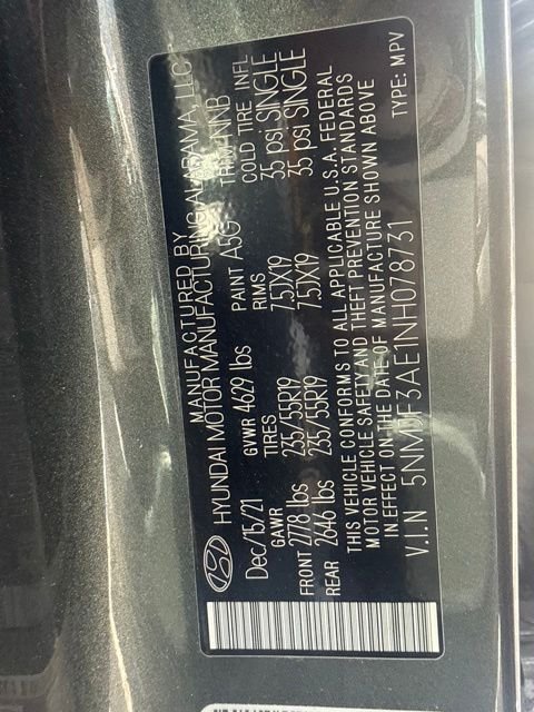 Used 2022 Gray Hyundai SEL image 14