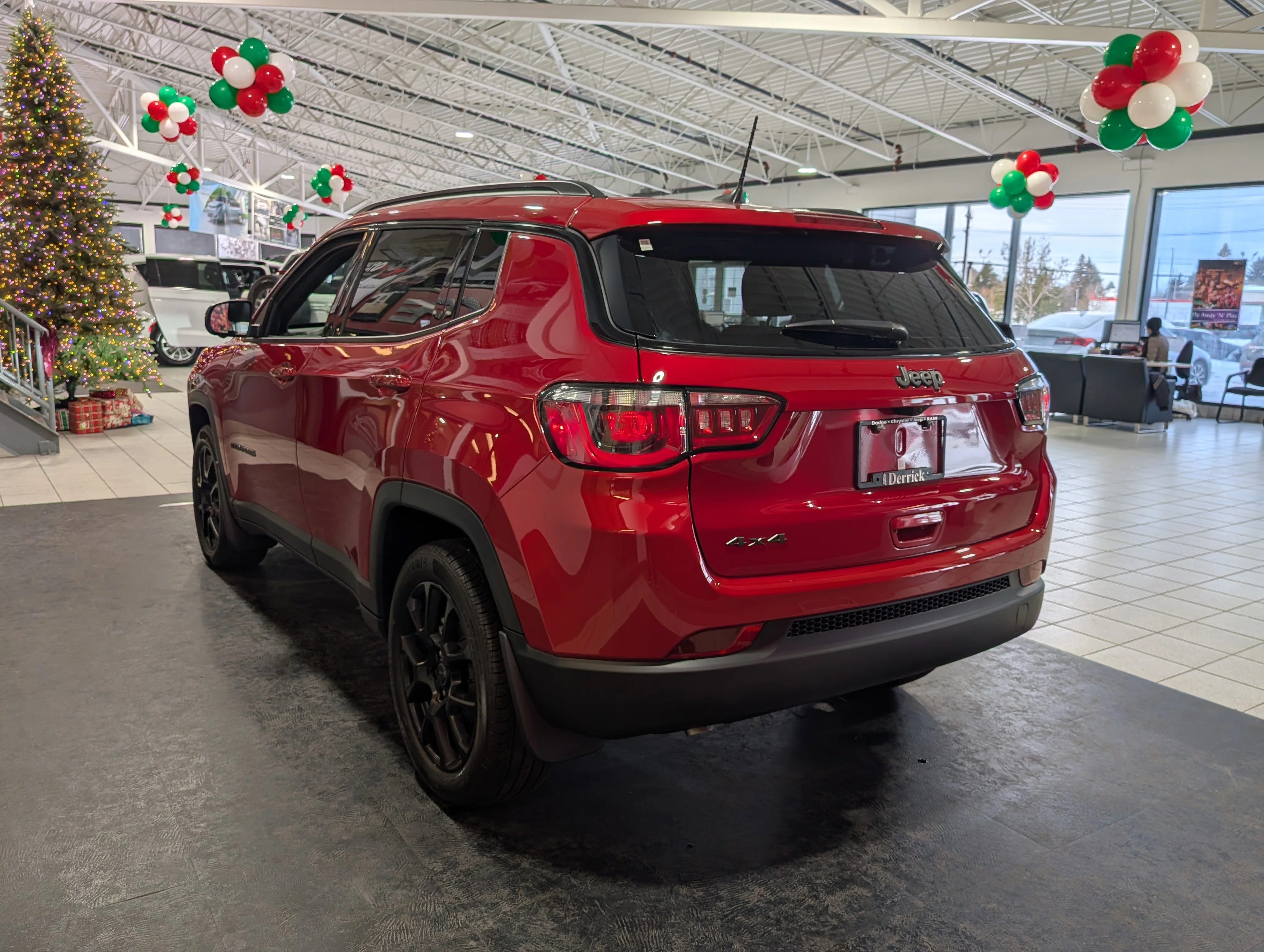 New 2025 Red Hot Pearl Jeep Altitude image 4