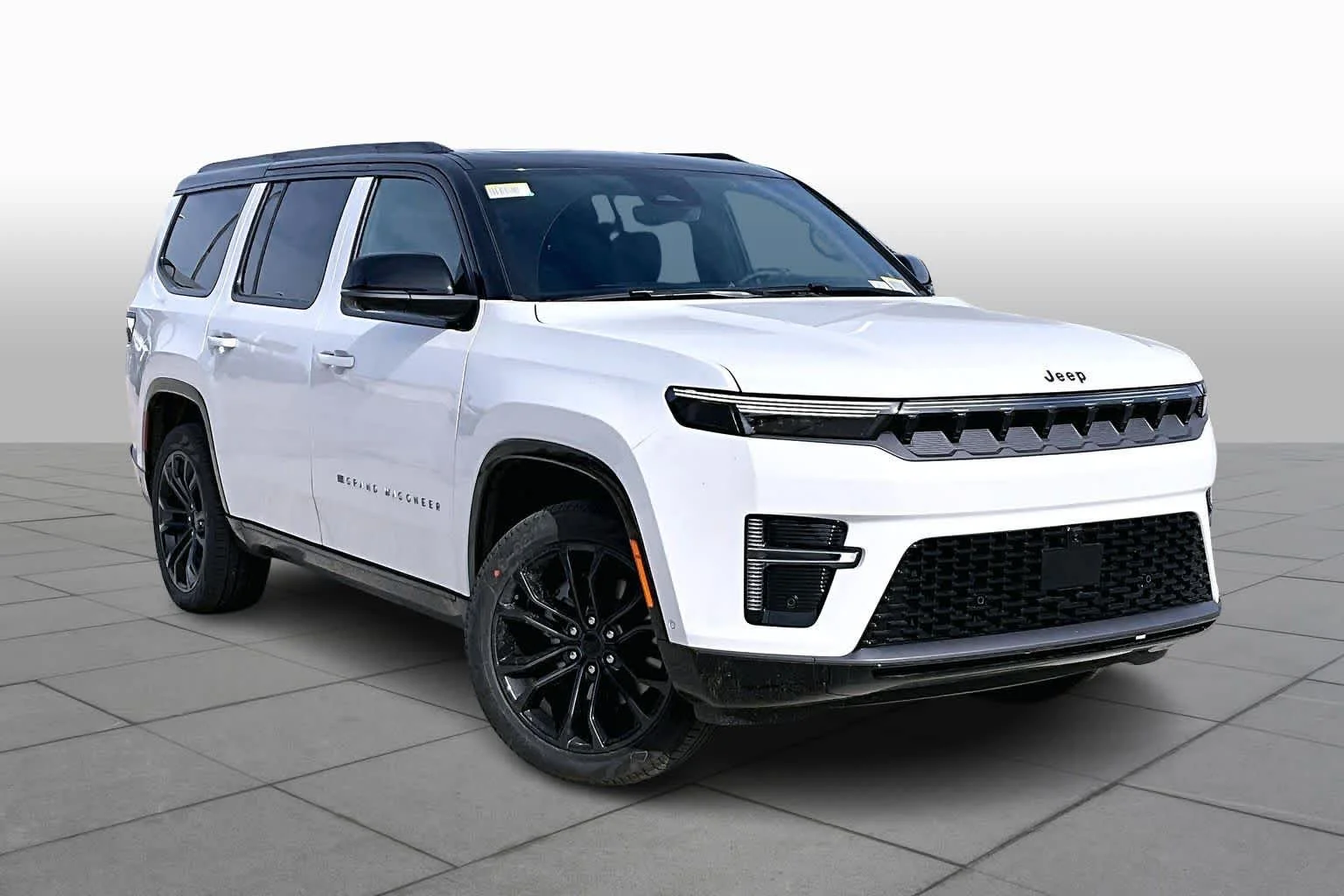 New 2026 Bright White Clear-Coat Exterior Paint Jeep Summit Obsidian image 3