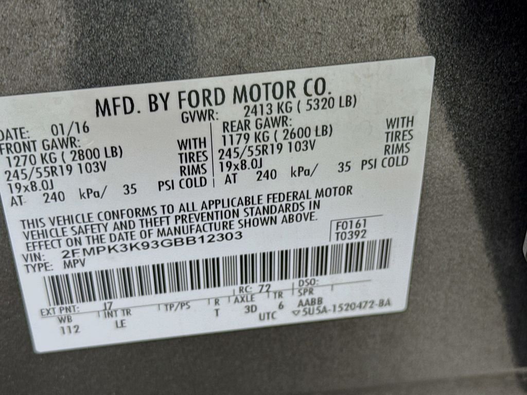 Used 2016 Gray Metallic Ford Titanium image 40