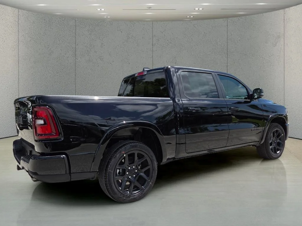 New 2026 Diamond Black Crystal Pearl-Coat Exterior Paint RAM Laramie image 3