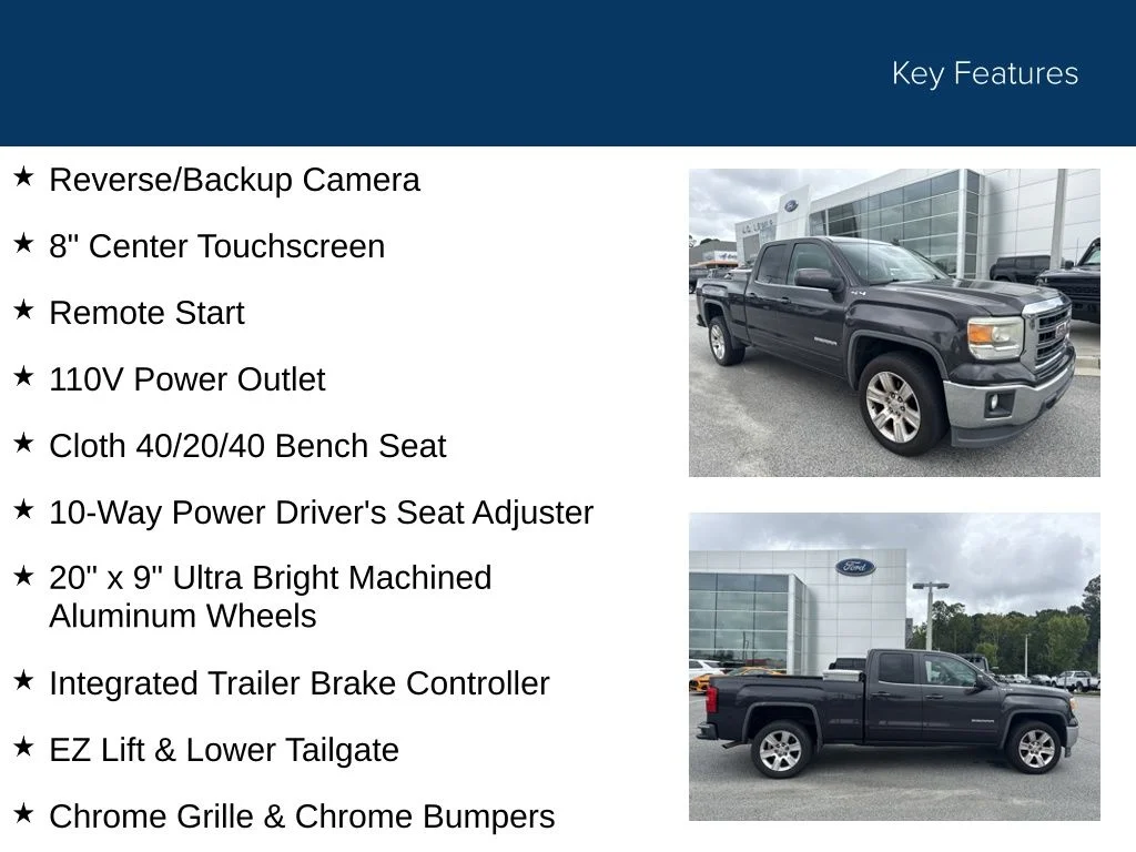 Used 2015 Iridium Metallic GMC SLE image 12
