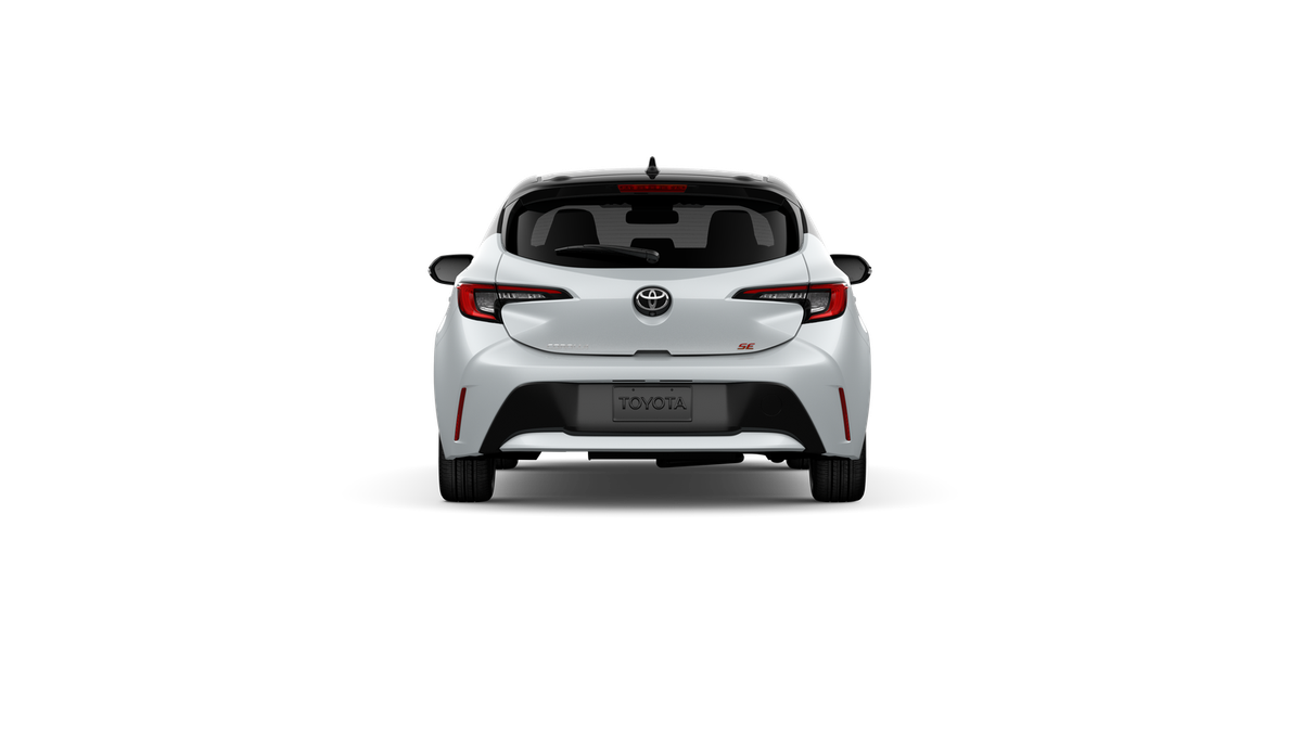 New 2027 Wind Chill Pearl with Black roof Toyota SE image 8