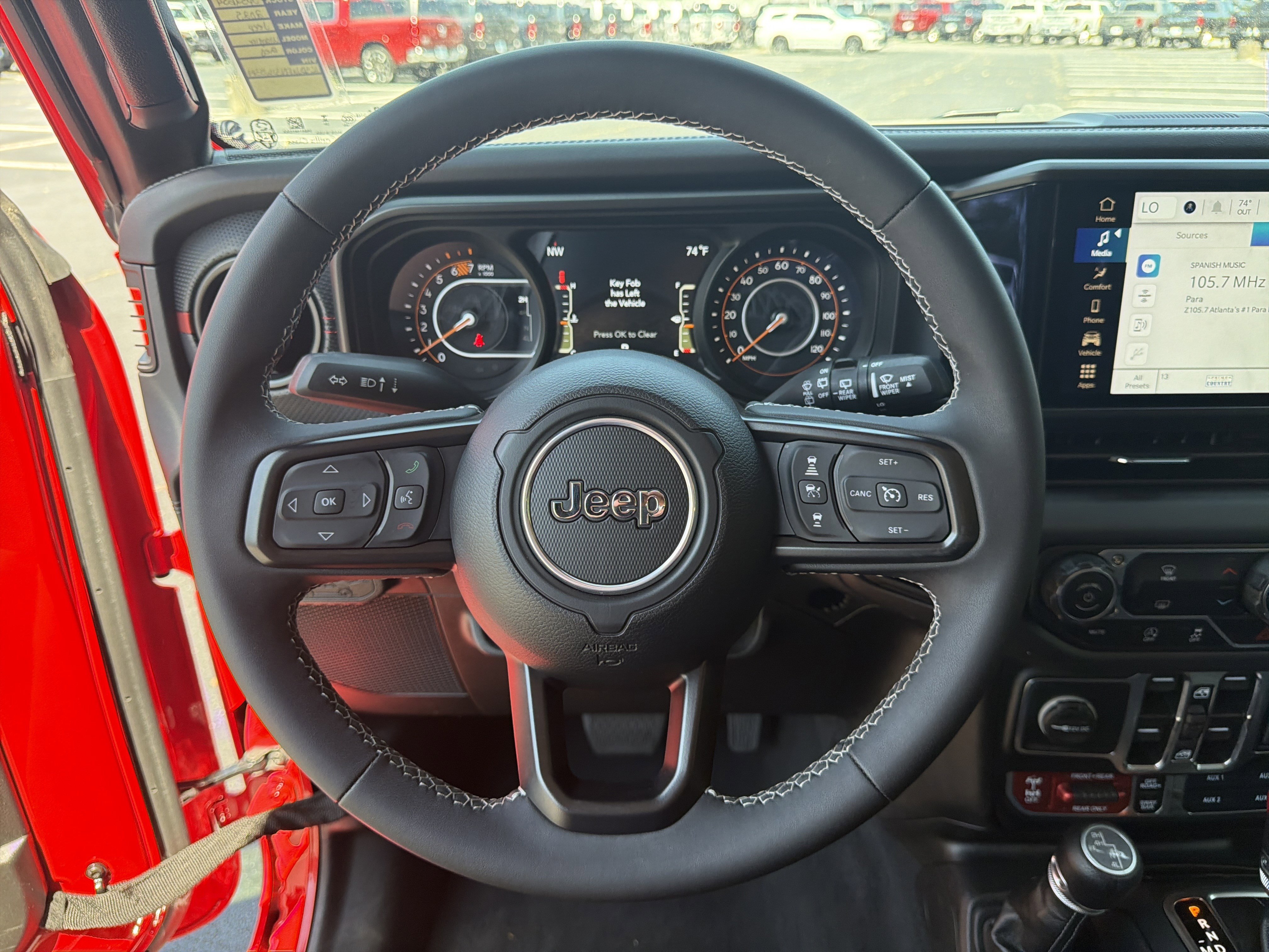 Used 2025 Firecracker Red Clearcoat Jeep Rubicon image 37
