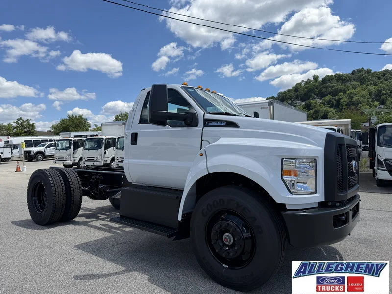 New 2027 Oxford White Ford F-650 SD Diesel Straight Frame image 4