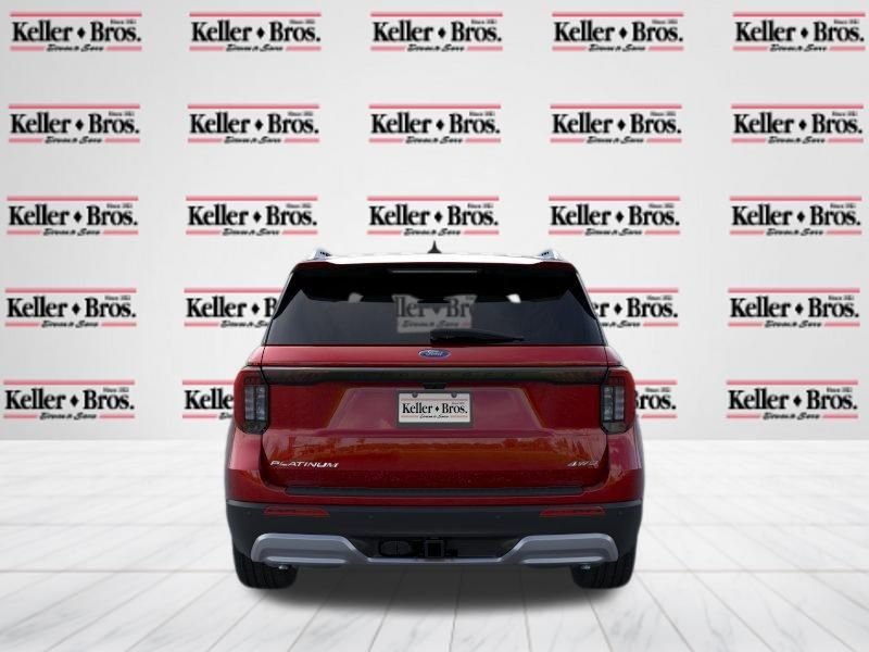 New 2026 Rapid Red Metallic Tinted Clearcoat Ford Platinum image 6