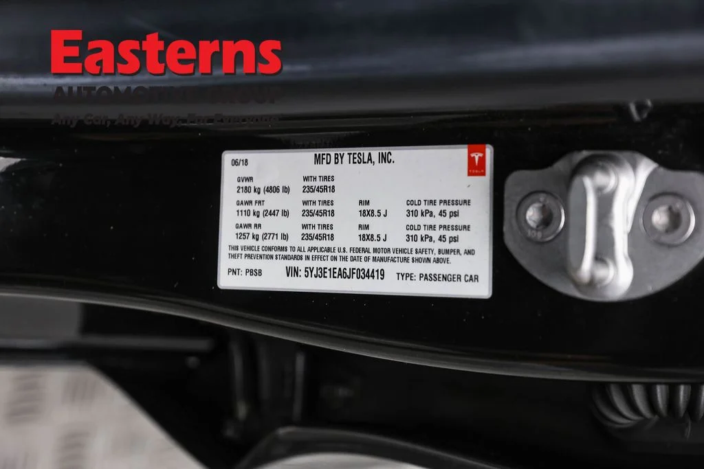 Used 2018 Black Tesla Long Range image 30
