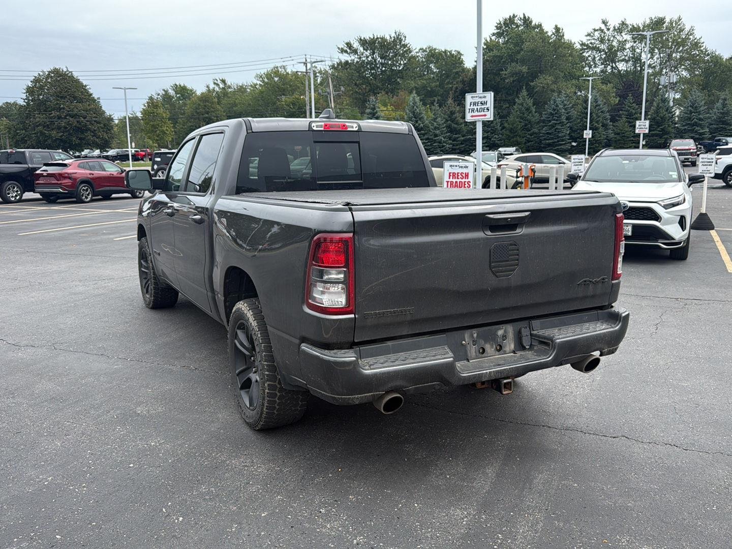 Used 2022 Granite Crystal Metallic Clearcoat Ram Big Horn image 6