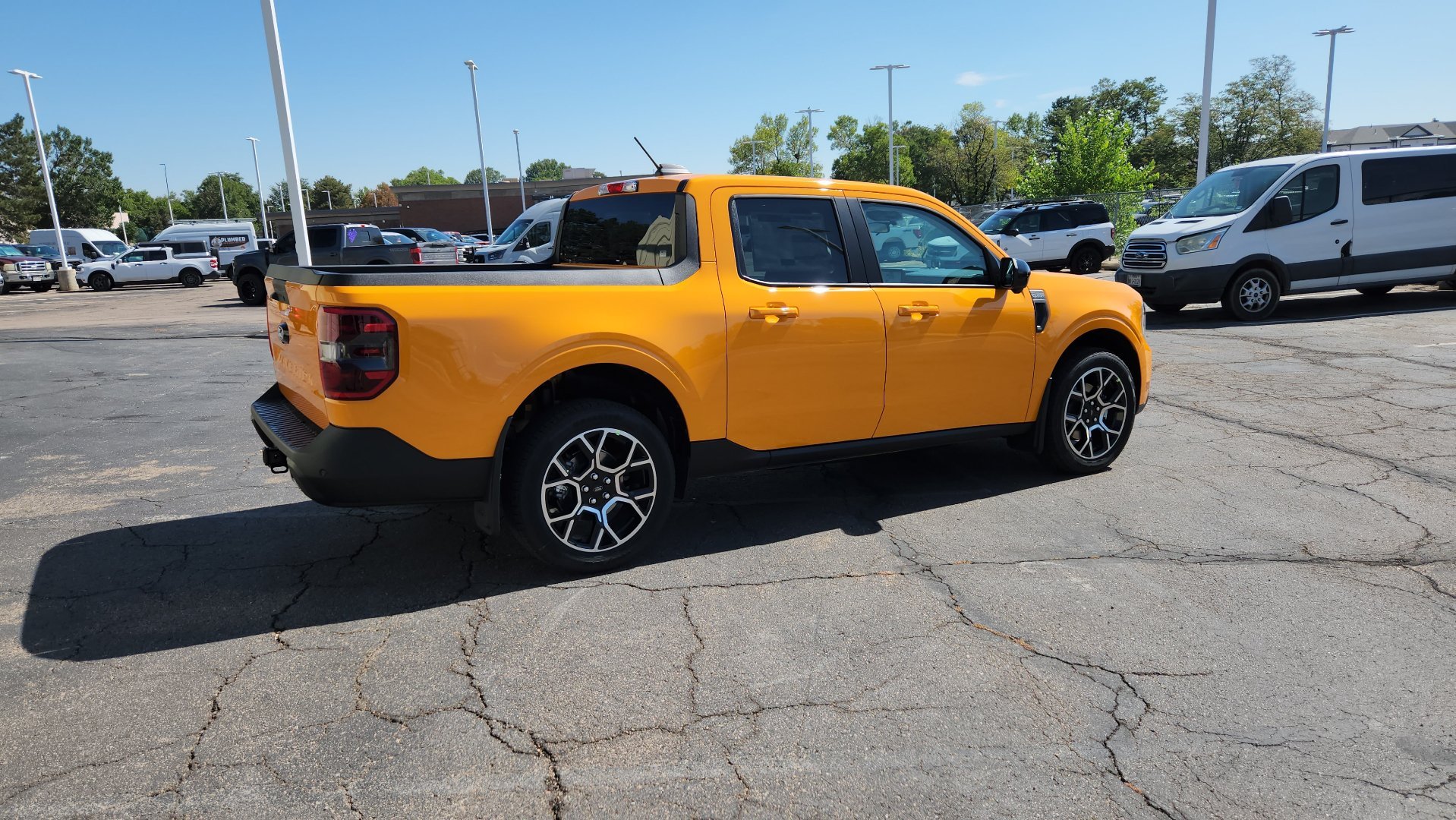 New 2026 Orange Fury Metallic Tri-Coat Ford LARIAT image 7
