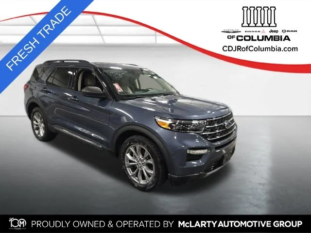 Used 2021 Blue Ford XLT image 1