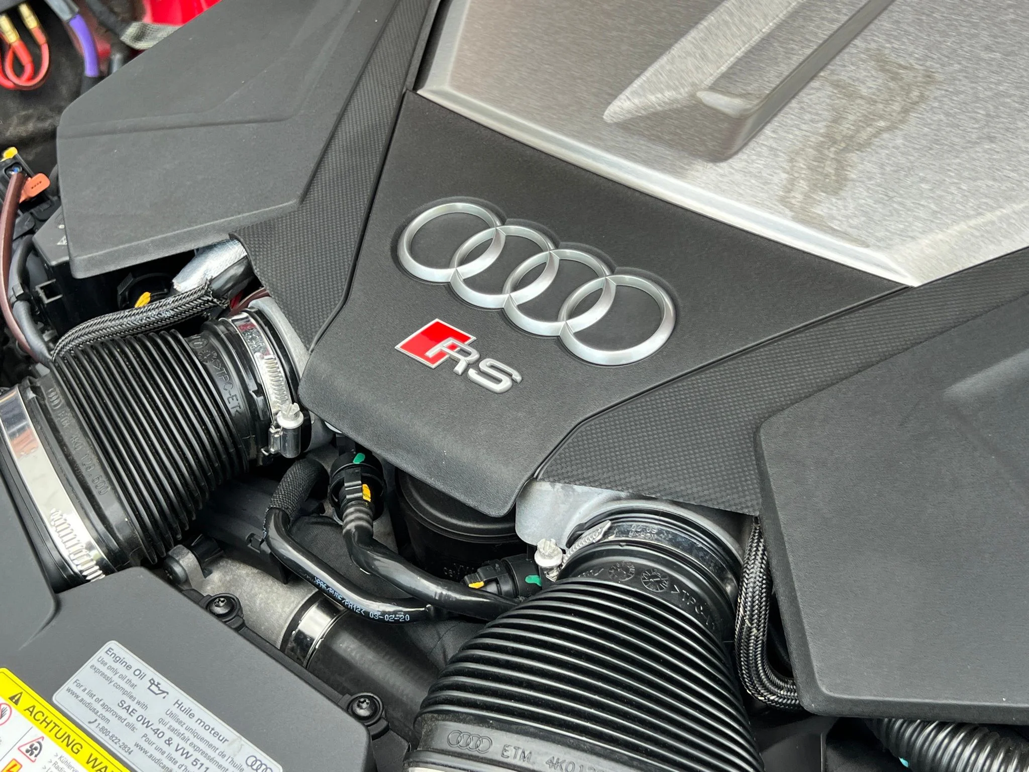 Used 2021 Red Audi 4.0T image 45
