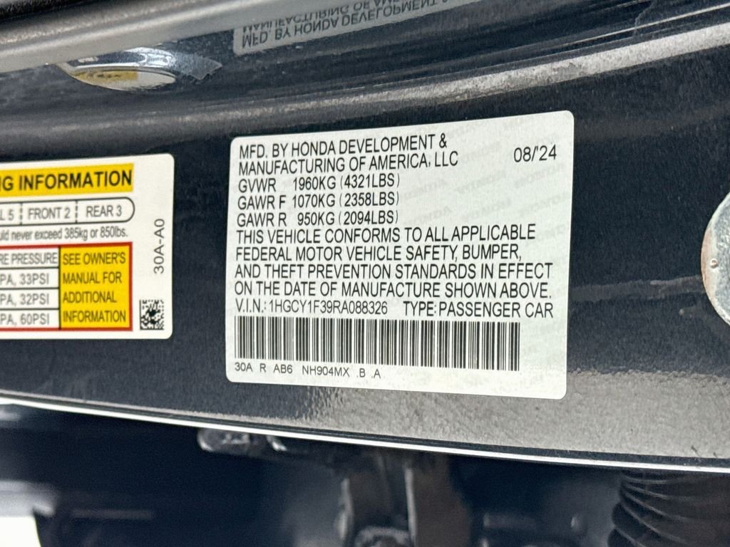 2024 Honda Accord EX - Photo 35
