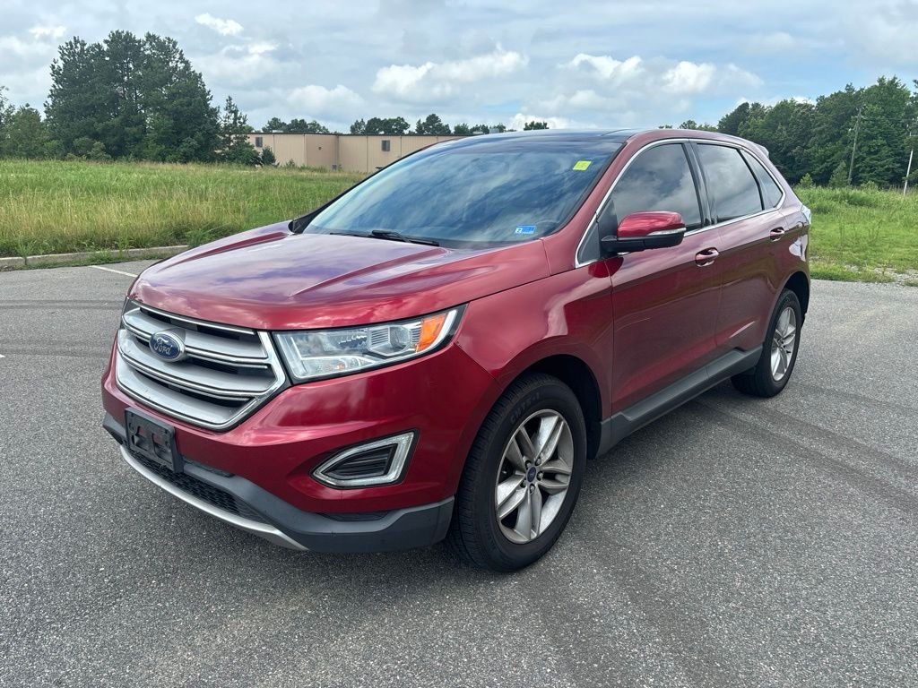 Used 2017 Red Ford SEL image 3