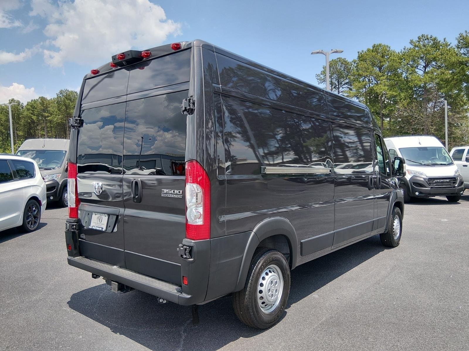 New 2026 Granite Crystal Metallic Clearcoat RAM Cargo Van Tradesman High Roof 159" WB w/Pass Seat image 3