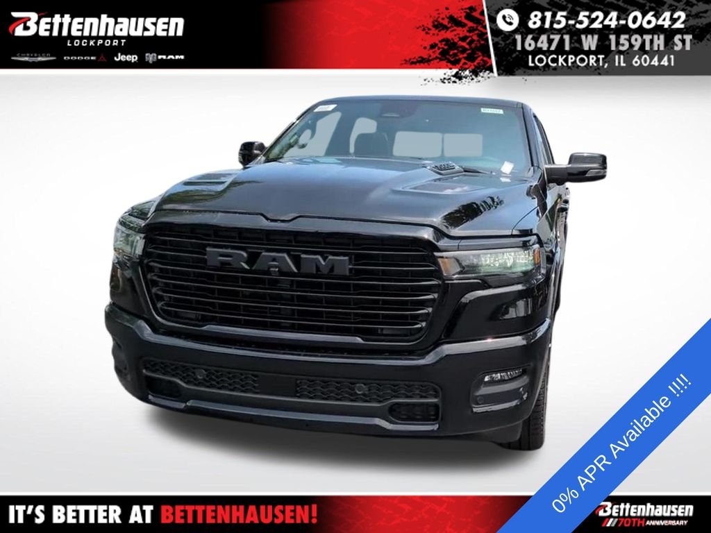 New 2026 Diamond Black Crystal Pearl-Coat Exterior Paint RAM Laramie image 13