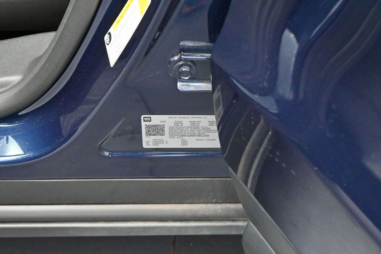 Used 2021 TWILIGHT BLUE METALLIC Cadillac AWD Luxury image 39