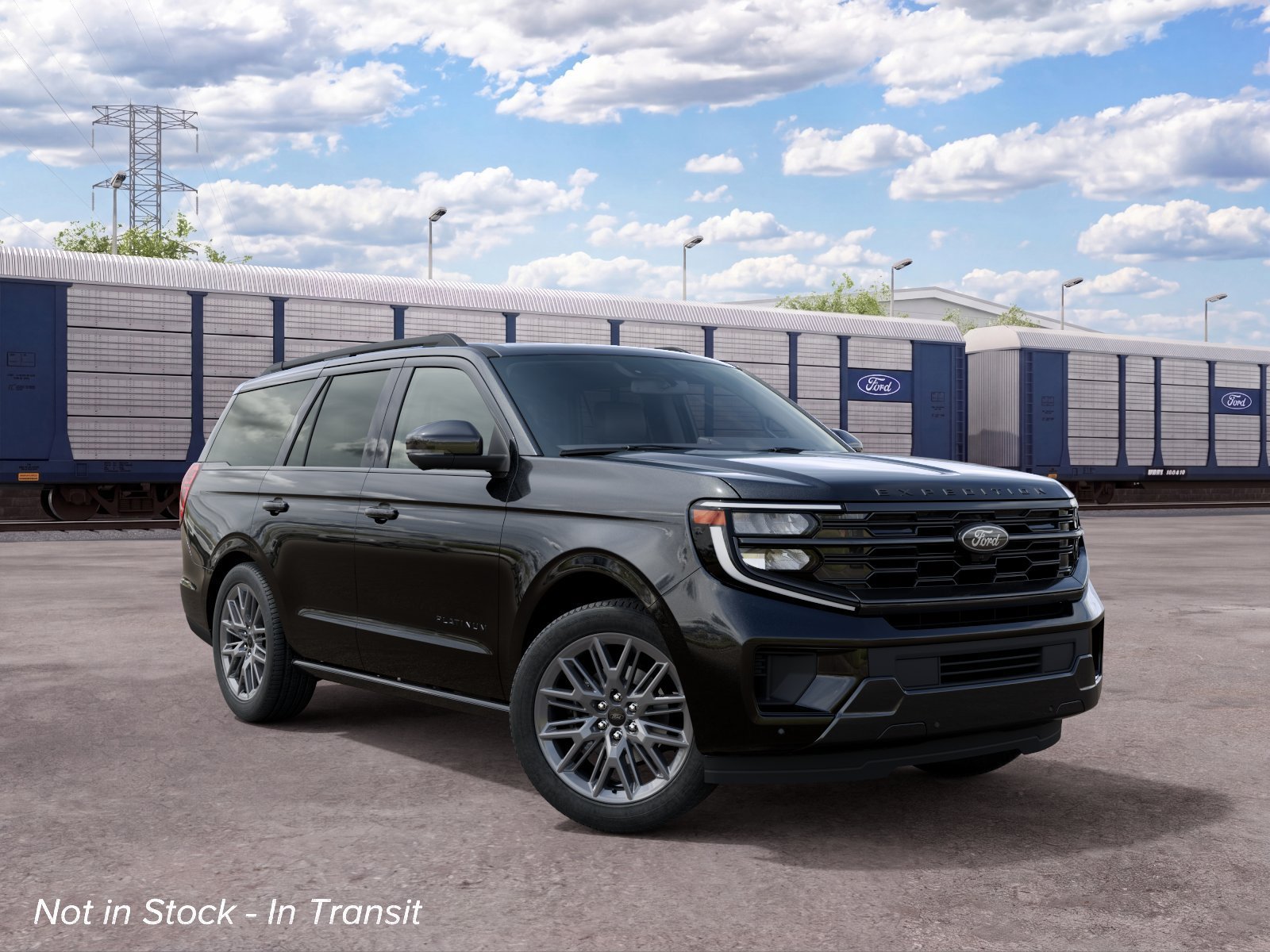 New 2027 Agate Black Metallic Ford Platinum image 4