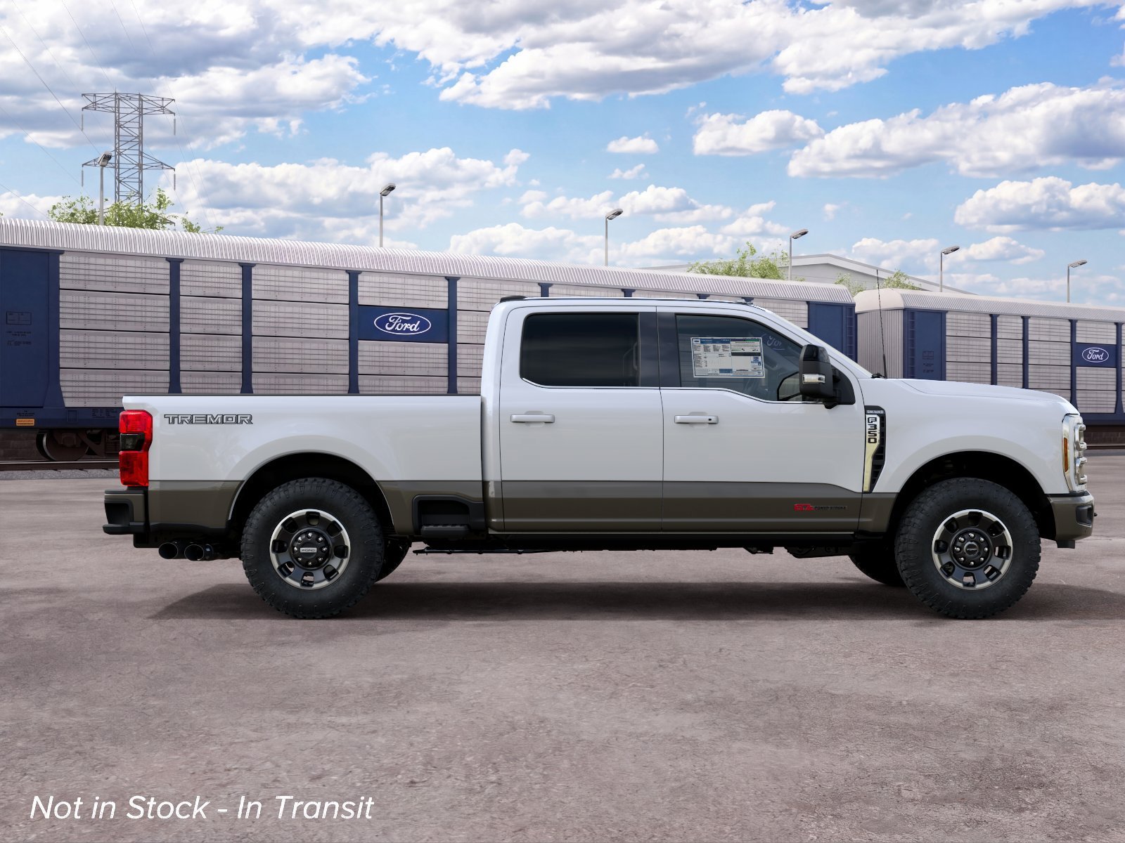 New 2027 Star White Metallic Tri-Coat Ford King Ranch image 8