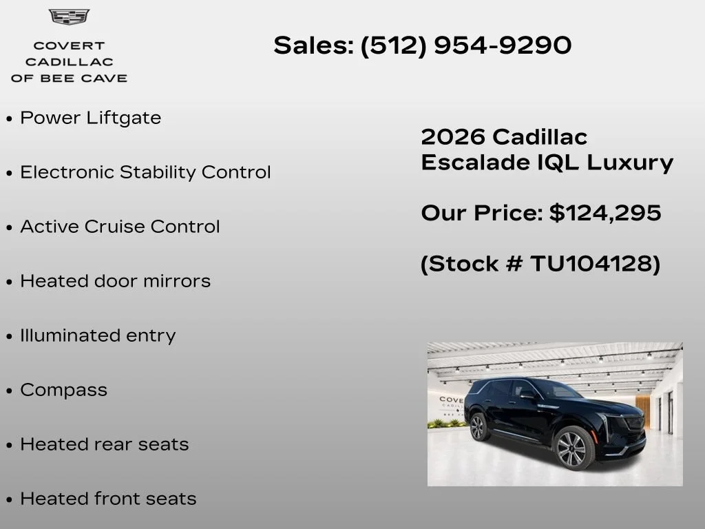 New 2026 Black Raven Cadillac Luxury image 14