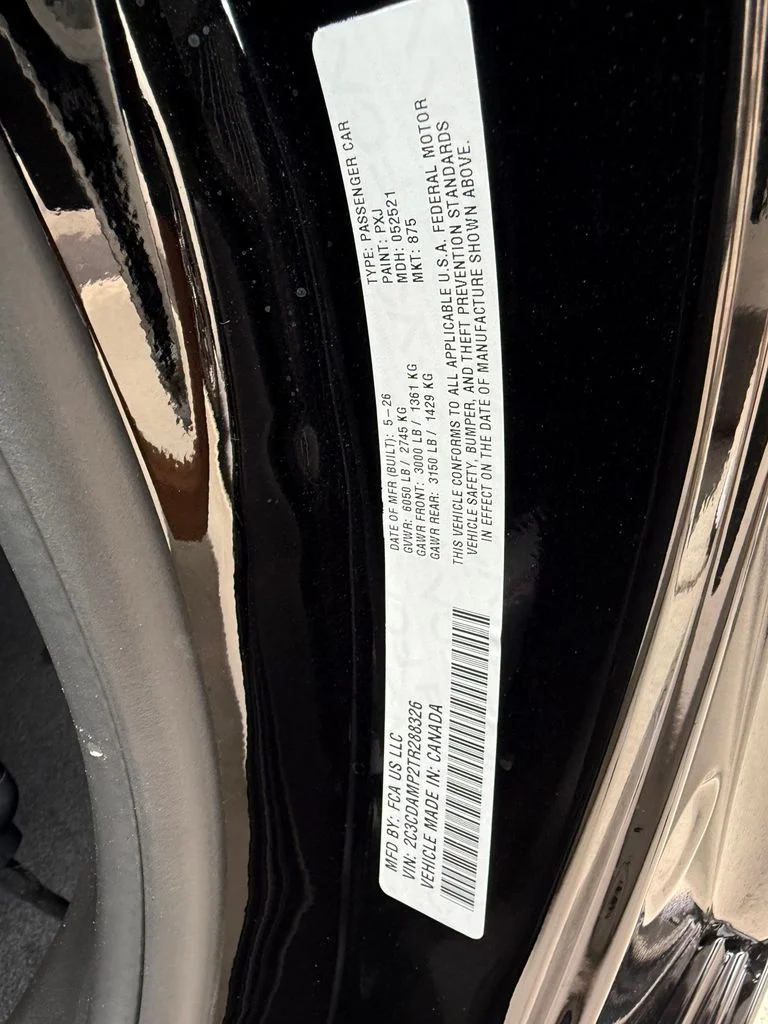 New 2026 Diamond Black Crystal Pearlcoat Dodge Scat Pack image 24