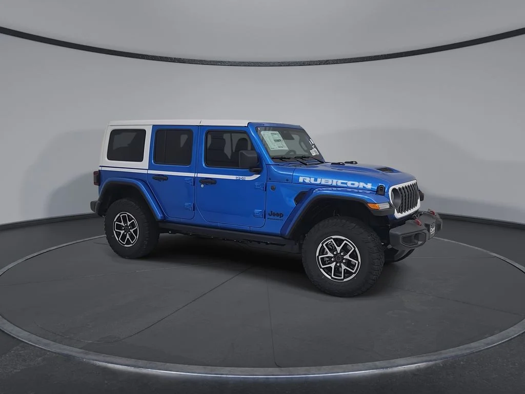New 2026 Hydro Blue Pearl-Coat Exterior Paint Jeep Rubicon image 2