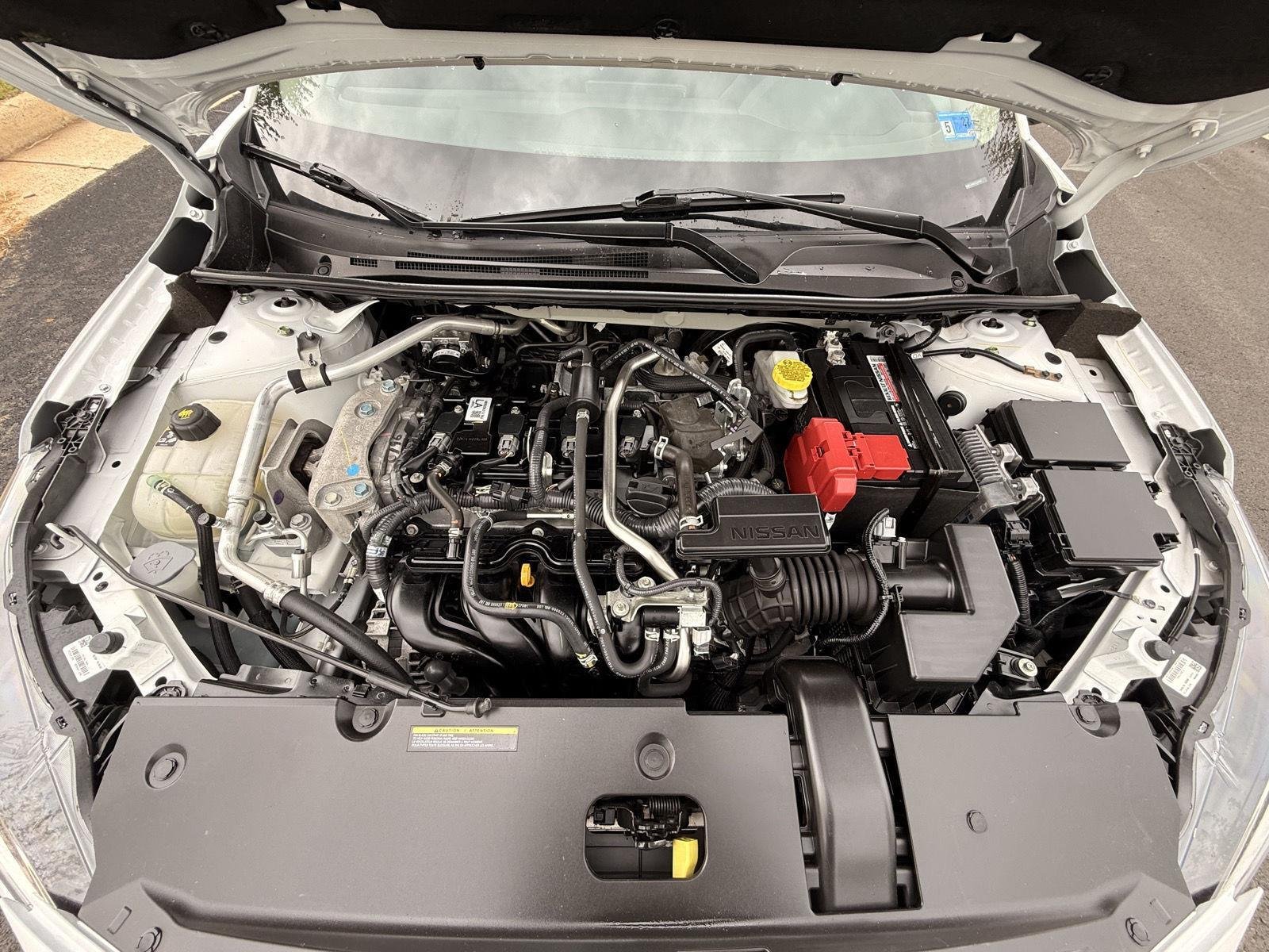 Used 2024 Aspen White Tricoat Nissan SV image 11