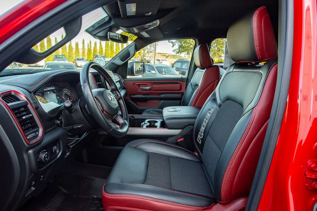 Used 2022 Flame Red Clearcoat Ram 4WD Rebel image 26