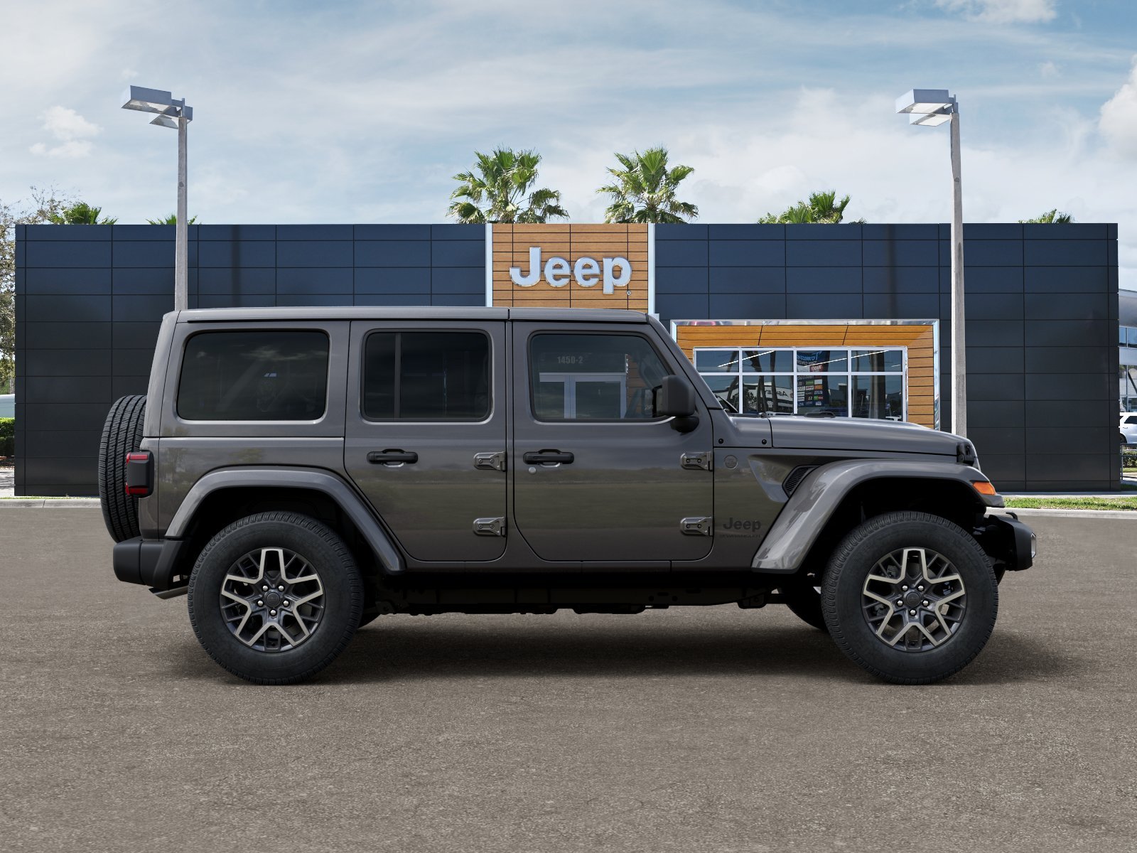 New 2026 Granite Crystal Metallic Clearcoat Jeep Sahara image 47