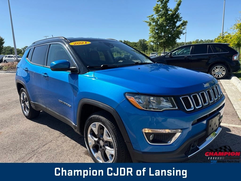 Used 2021 Laser Blue Jeep Limited image 10