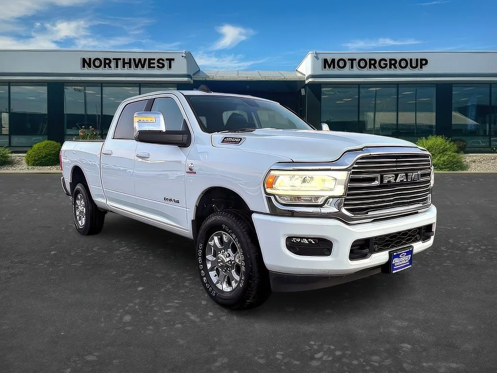 Used 2024 Bright White Clearcoat Ram Laramie image 32