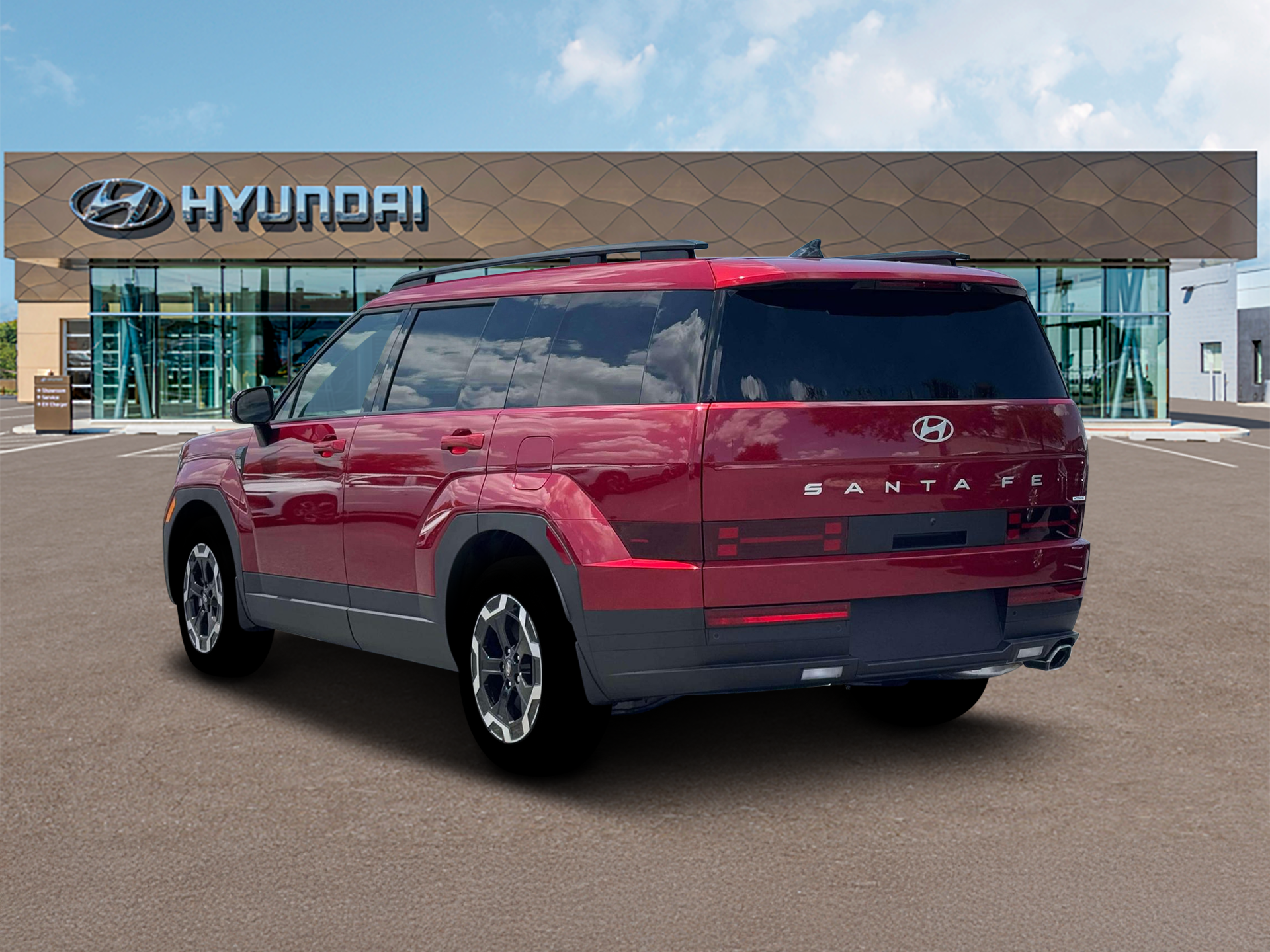 New 2026 Red Hyundai SEL AWD image 5