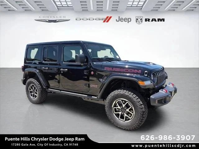 New 2026 Black Clearcoat Jeep Rubicon image 1