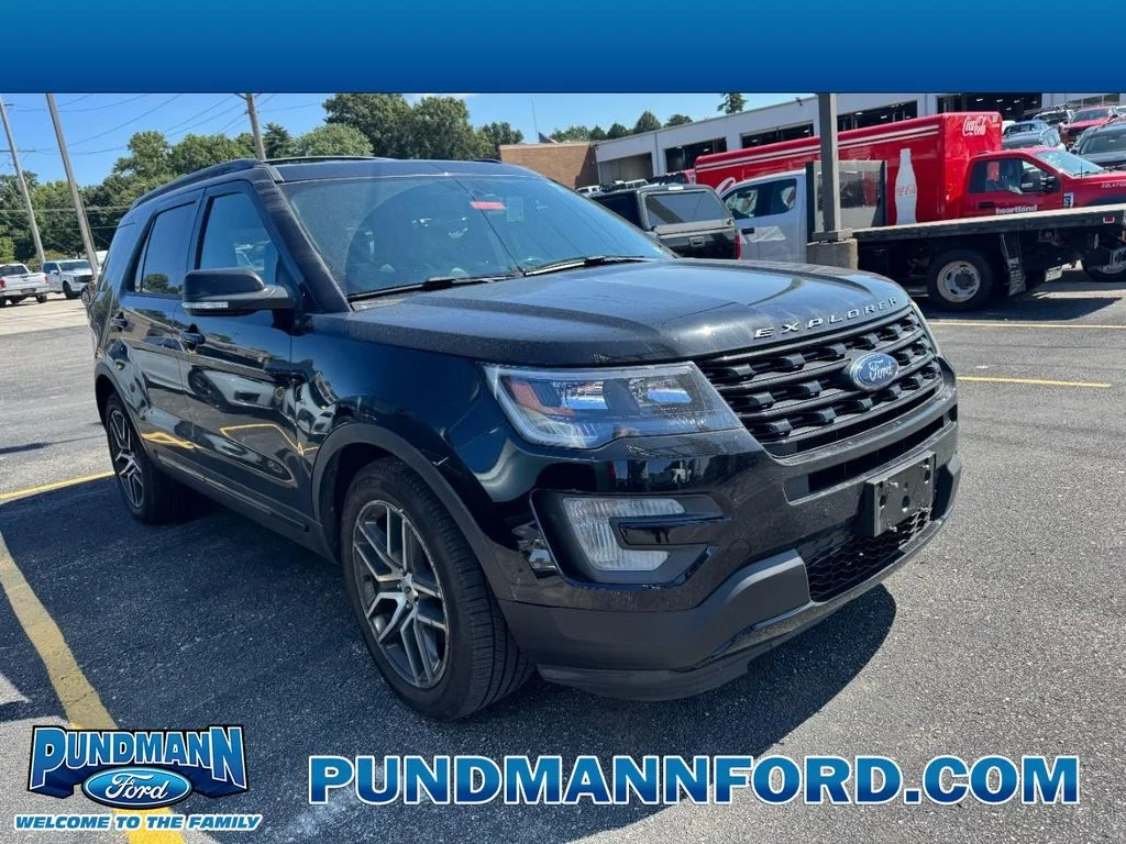 Used 2017 Shadow Black Ford Sport image 1