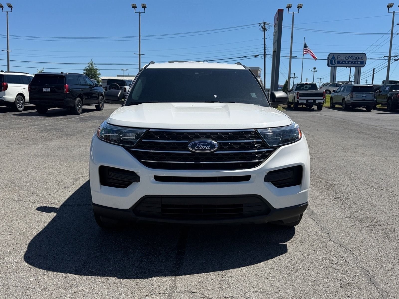 Certified Used 2023 White Metallic Ford XLT image 3