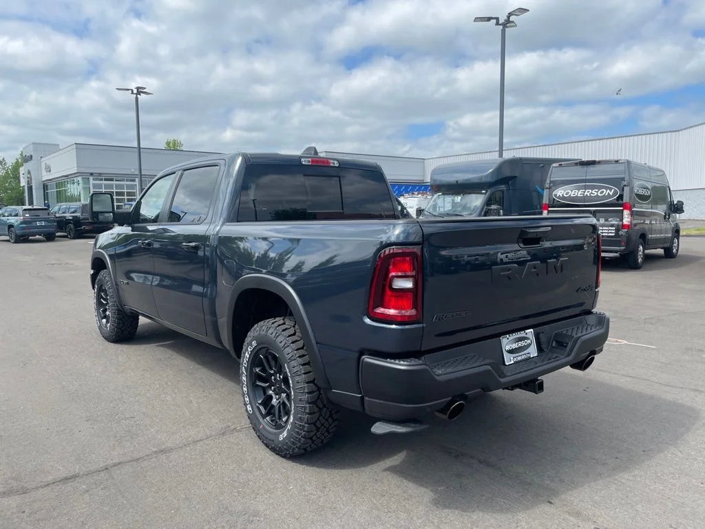 New 2026 Forged Blue Metallic Exterior Paint RAM Rebel image 3