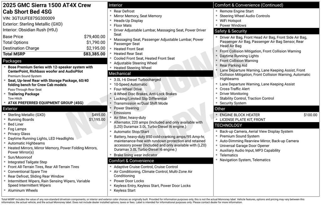 2025 GMC Sierra 1500 AT4X - Photo 13