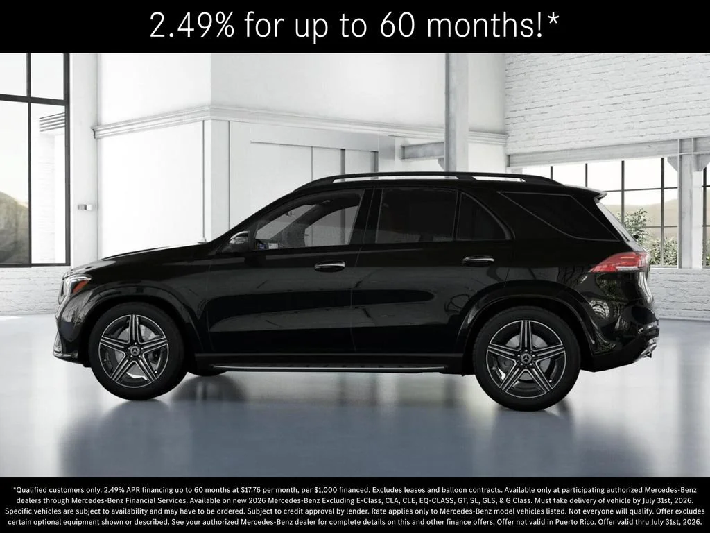 New 2026 Obsidian Black Metallic Mercedes-Benz GLE 450 image 75