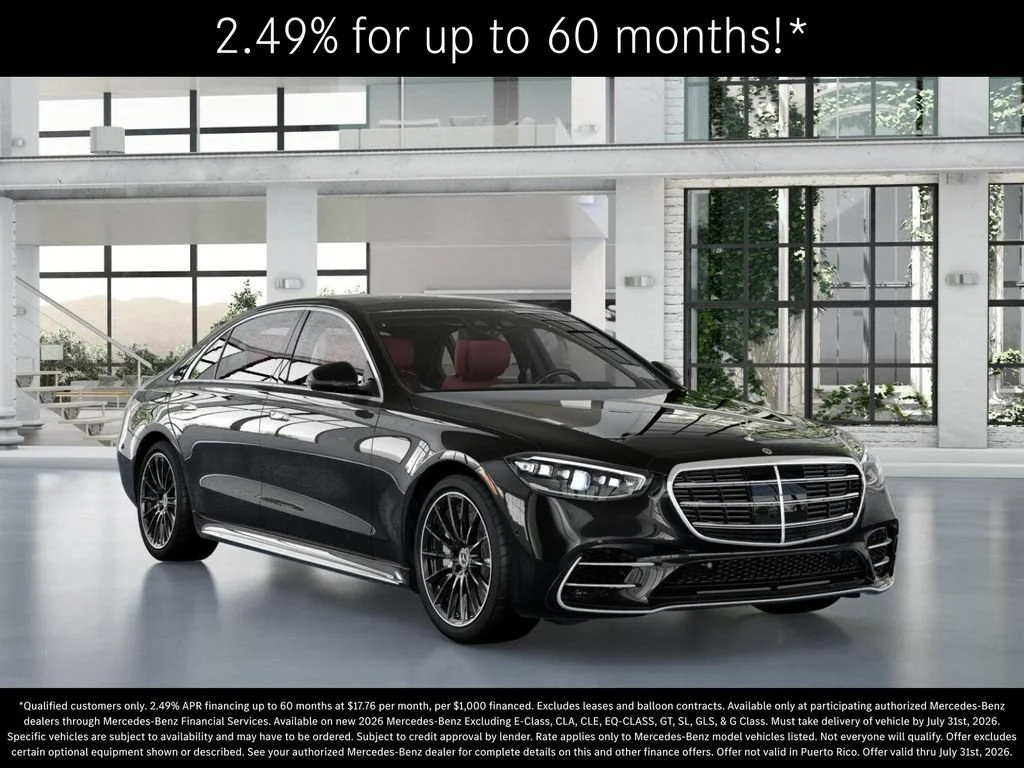 New 2026 Obsidian Black Metallic Mercedes-Benz S 580 image 52