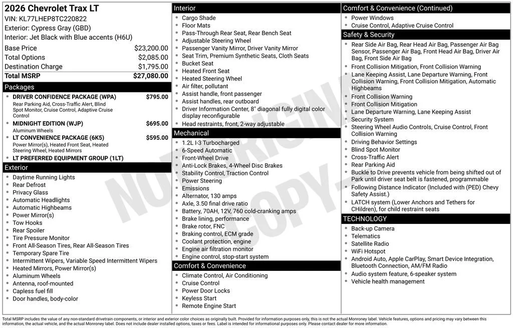 2026 Chevrolet Trax LT - Photo 28