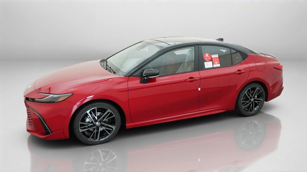 New 2027 Supersonic Red with Midnight Black Metallic roof Toyota XSE image 27