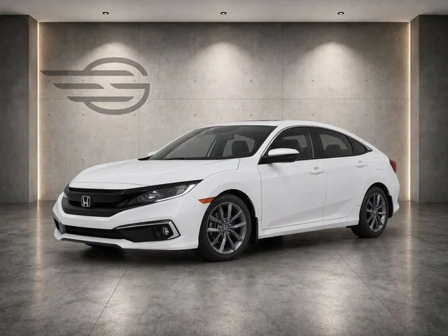 Certified Used 2020 Platinum White Pearl Honda EX image 3