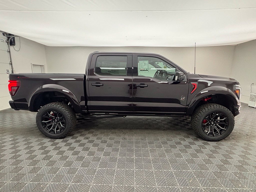 New 2026 Black Ford Lariat Limited Edition Black Widow Lifted Truck image 7