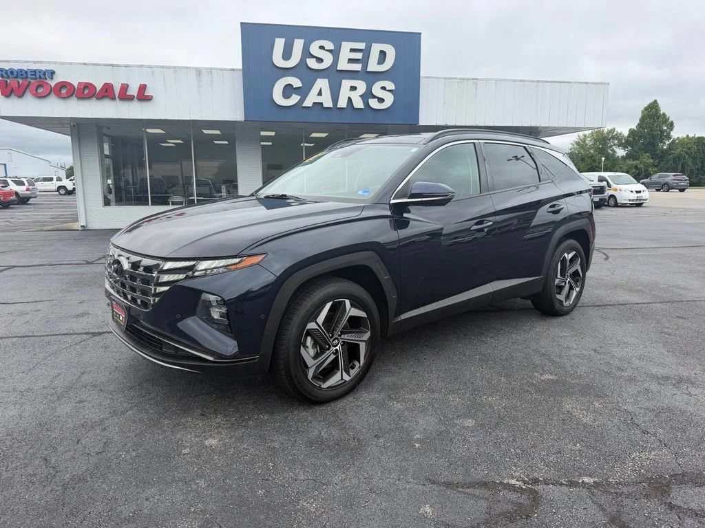Used 2022 Blue Hyundai Limited image 3