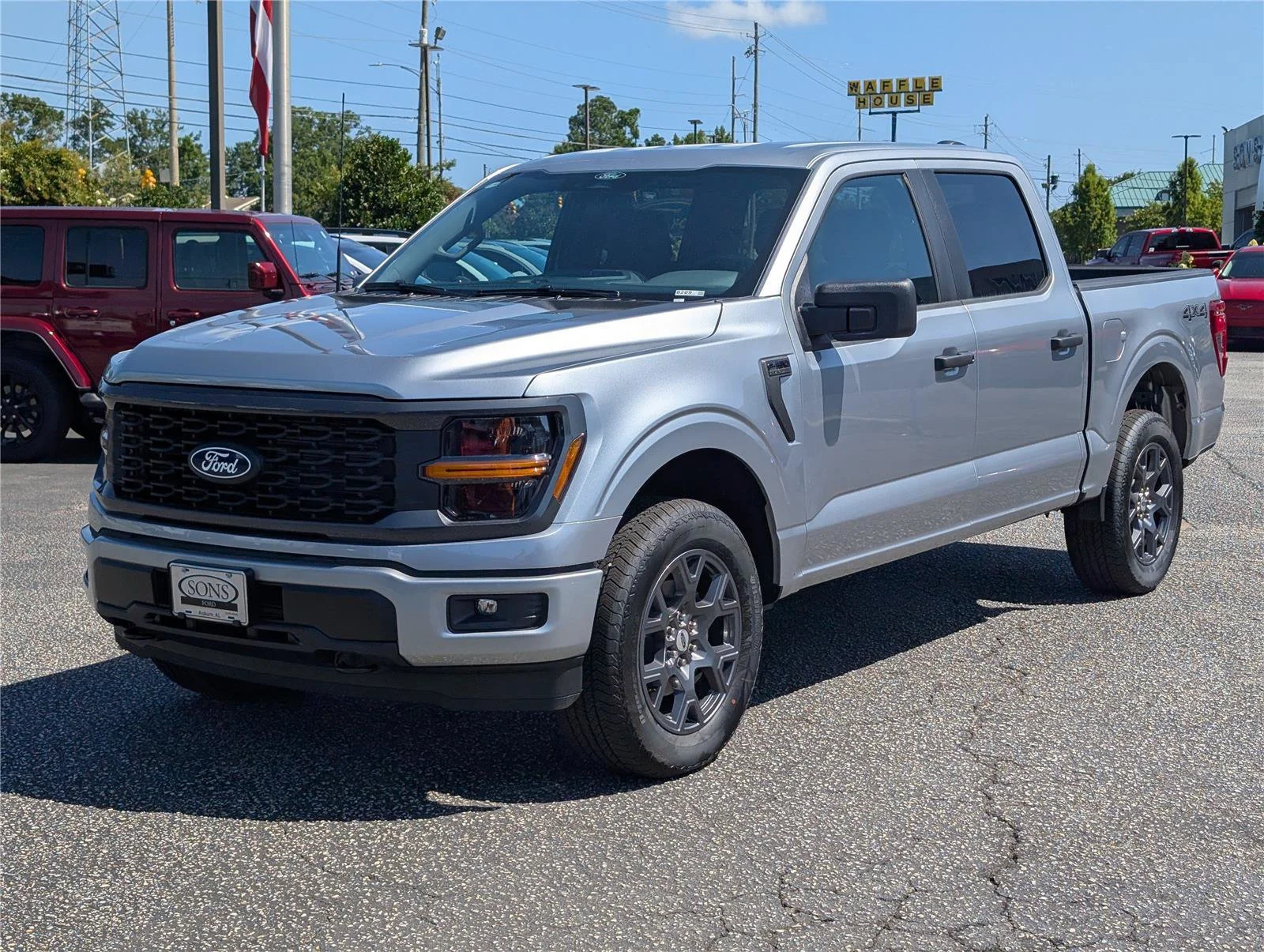 New 2026 Iconic Silver Metallic FORD STX 4WD SUPERCREW 5.5